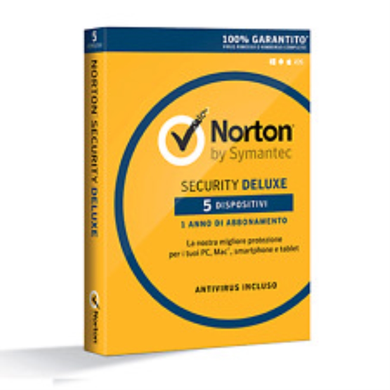 NORTON Antivirus Norton Symantec Security Deluxe (2018) 3.0 1 anno 3 utenti